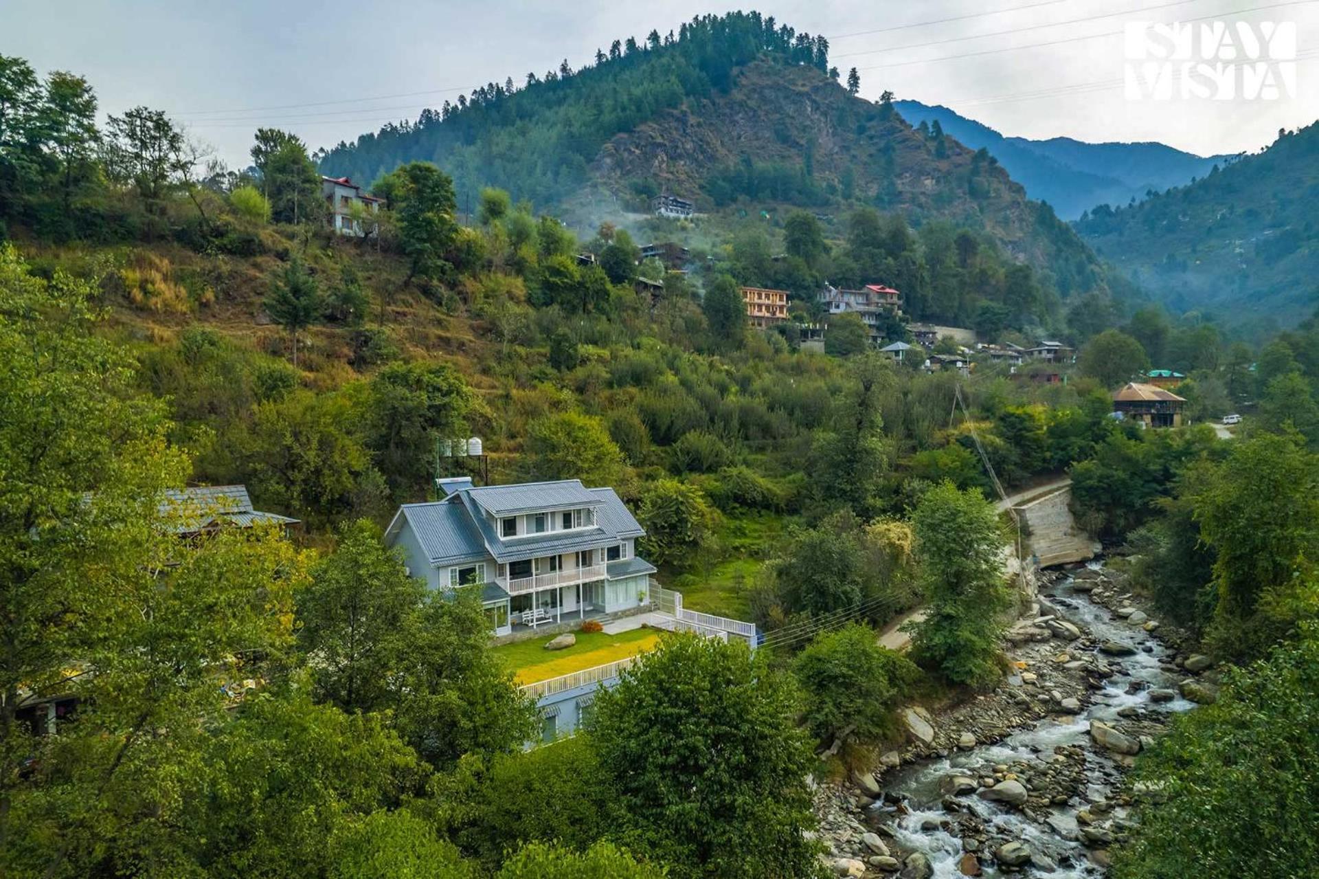 Stayvista At Riverside Symphony Manāli Екстериор снимка